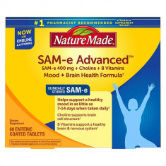 Nature Made SAM-e Advanced 400mg., 60 Tablets - Val: 12/2023