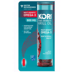 Kori Krill Oil Superior Omega-3 800mg Standard Softgels - 90ct  - Val: 08/23