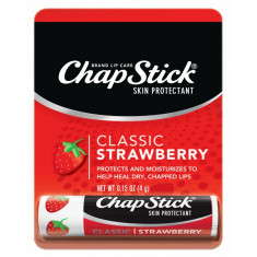 ChapStick Classic Strawberry Skin Protectant Lip Balm Tube, 0.15 Ounce