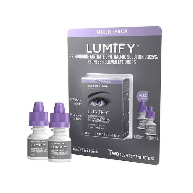 Lumify Redness Reliever Eye Drops, 15 ml. Val 04/2023