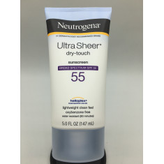 Neutrogena Ultra Sheer Dry-Touch Sunscreen Broad Spectrum SPF 55, 5 fl oz - Val: 04/2023