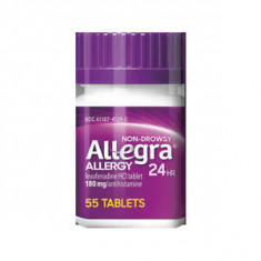 Allegra Allergy Non-Drowsy, 55 Tablets - Val: 09/2023
