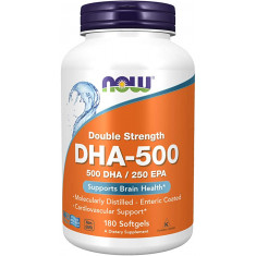 DHA - 500 - 180 softgels - Now (Val: 02/2024)