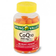 Suplemento CoQ10 200mg (60 Gummies - Spring Valley (VAL: 03/2022)