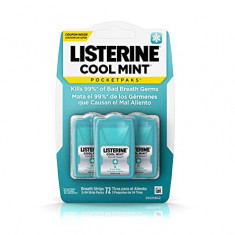 Listerine - Kit de 72 tiras Refrescantes Anti Mau Hálito