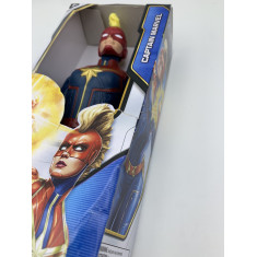 Boneco Captain Marvel  "Titan Hero Series" - Marvel (Embalagem Danificada)