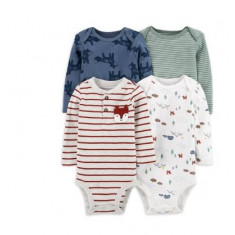 Kit Body 4 peças - Carter's (Tam:R/N) Estilo:1M179010