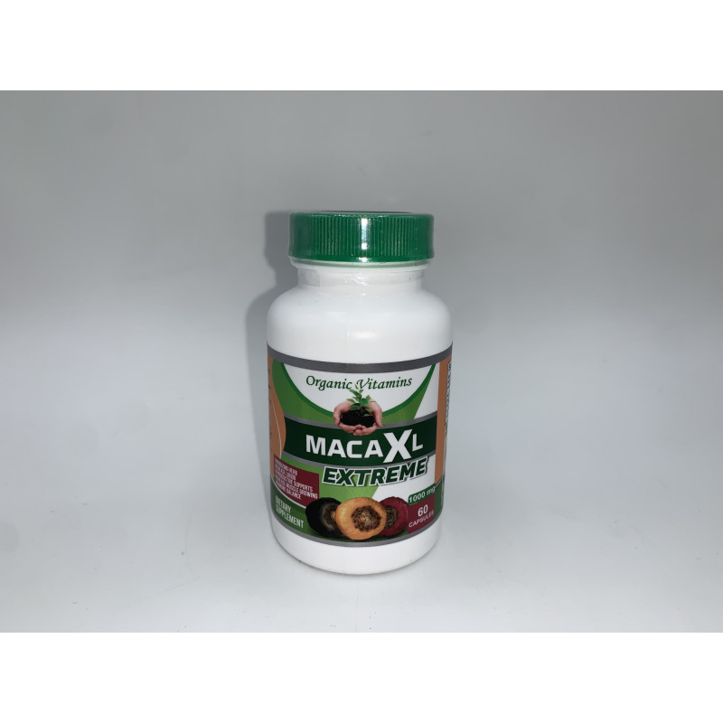 Vitamina MACA XL EXTREME 60 Caps Organic Vitamins (Val 12/2025)