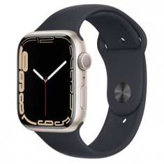 Apple Watch Series 7 GPS, 45mm Midnight Aluminum Case with Sport Band
