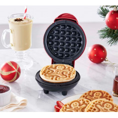 Mini Maquina de Waffle (Gingerbread Man) - Dash (Cor: Red)