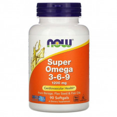 Super Omega 3-6-9 1200mg  - NOW (Val: 10/23)