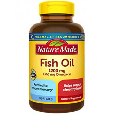 Fish Oil 1200 mg (200 Softgels) - Nature Made (Val: 10/2024)