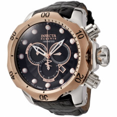 Invicta Men's 360 Reserve Quartz Chronograph Black Dial  Watch