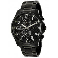 Invicta Men's 0383 Specialty  Quartz Chronograph Black Dial Watch