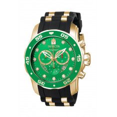 Invicta Men's 6984 Pro Diver Quartz Chronograph Green Dial Watch