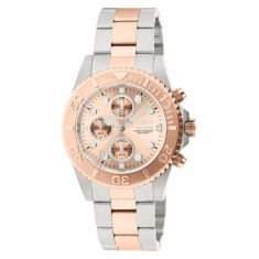 Invicta Men's 1775 Pro Diver Quartz 3 Hand Rose Gold Dial Watch