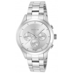 Invicta Women's 12465 Angel  Quartz Chronograph Silver Dial Watch