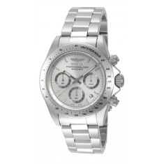 Invicta Men's 14381 Speedway Quartz Chronograph Silver Dial Watch