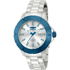 Invicta Men's 14051 Pro Diver Quartz 2 Hand Silver Dial Watch