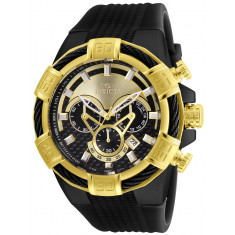 Invicta Men's 24699 Bolt Quartz Multifunction Black, Gold Dial Watch