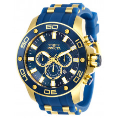 Invicta Men's 26087 Pro Diver Quartz Chronograph Blue Dial Watch