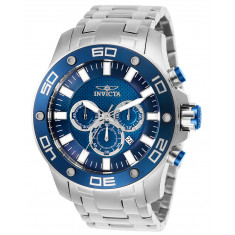 Invicta Men's 26075 Pro Diver Quartz Chronograph Blue Dial  Watch