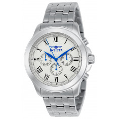 Invicta Men's 21657 Specialty Quartz Chronograph Silver Dial Watch