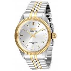 Invicta Men's 29378 Specialty Quartz 3 Hand Silver Dial Watch