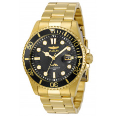 Invicta Men's 30026 Pro Diver Quartz 3 Hand Black Dial Watch