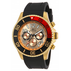 Invicta Men's 15146 Pro Diver Quartz Chronograph Gold Dial Watch