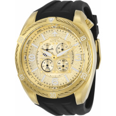 Invicta Men's 30486 Aviator Quartz Multifunction Gold Dial Watch
