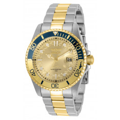 Invicta Men's 30948 Pro Diver  Quartz 3 Hand Gold Dial Watch