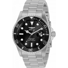 Invicta Men's 33266 Pro Diver Quartz 3 Hand Black Dial Watch