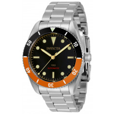 Invicta Men's 34336 Pro Diver Automatic 3 Hand Black Dial Watch