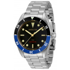 Invicta Men's 34333 Pro Diver Automatic 3 Hand Black Dial Watch