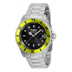 Invicta Men's 35842 Pro Diver  Automatic 3 Hand Black Dial Watch