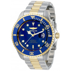 Invicta Men's 34042 Pro Diver Automatic 3 Hand Blue Dial Watch