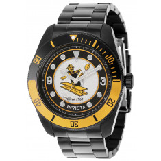 Invicta Men's 36915 NFL Pittsburgh Steelers Quartz 3 Hand Black, Orange, Silver Dial Watch