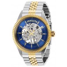 Invicta Men's 36440 Specialty Mechanical 3 Hand Blue Dial Watch