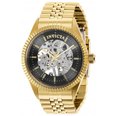 Invicta Men's 36442 Specialty Mechanical 3 Hand Black Dial Watch