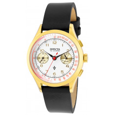 Invicta Men's 37057 Vintage Quartz Multifunction White Dial Watch