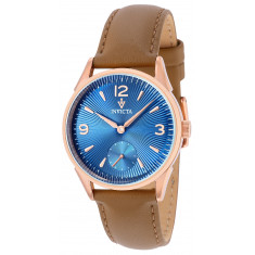 Invicta Boy 37079 Vintage Quartz 3 Hand Dark Blue Dial Watch