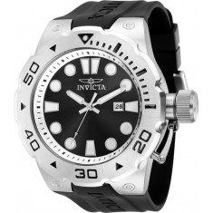 Invicta Men's 36996 Pro Diver  Quartz 3 Hand Black Dial Watch