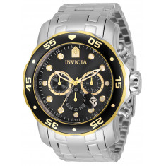 invicta Men's 33999 Pro Diver Quartz Chronograph Black Dial Watch