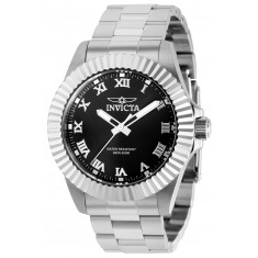 Invicta Men's 37404 Pro Diver Quartz 3 Hand Black Dial Watch