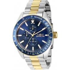 Invicta Men's 39076 Aviator Quartz Multifunction Blue Dial Watch