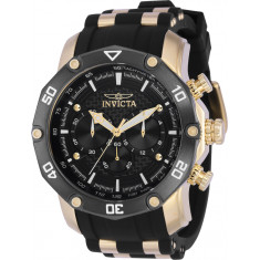 Invicta Men's 37722 Pro Diver Quartz Multifunction Black Dial Watch