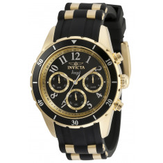 Invicta Women's 35589 Angel Quartz 3 Hand Black Dial Watch