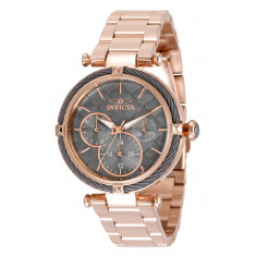 Invicta Women's 35830 Bolt Quartz Chronograph Gunmetal Dial Watch