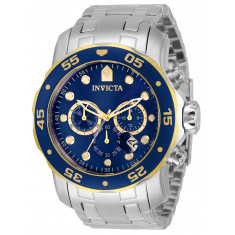 Invicta Men's 33996 Pro Diver Quartz Chronograph Navy Blue Dial Watch